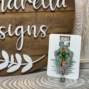 St Patrick’s Day Cross Badge Reel